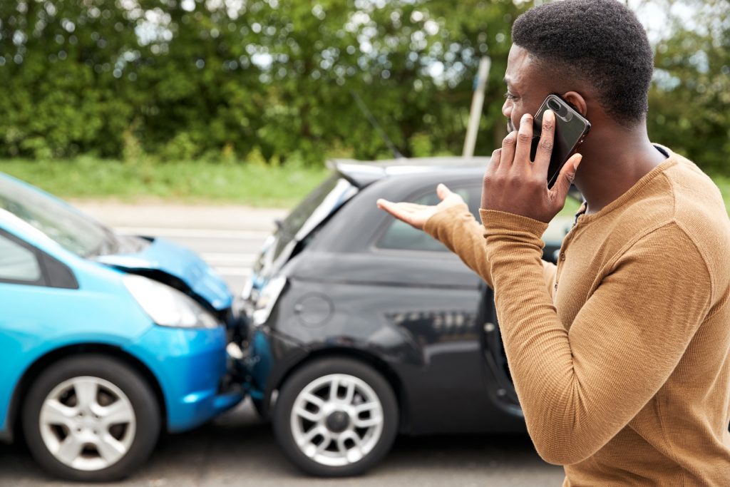 male motorist involved in car accident calling ins 2021 08 26 16 14 36 utc